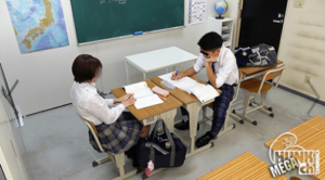 めちゃかわバキバキ大学生・京真くんが制服風シチュで初体験再現｜放課後教室で生チ◯コが暴走